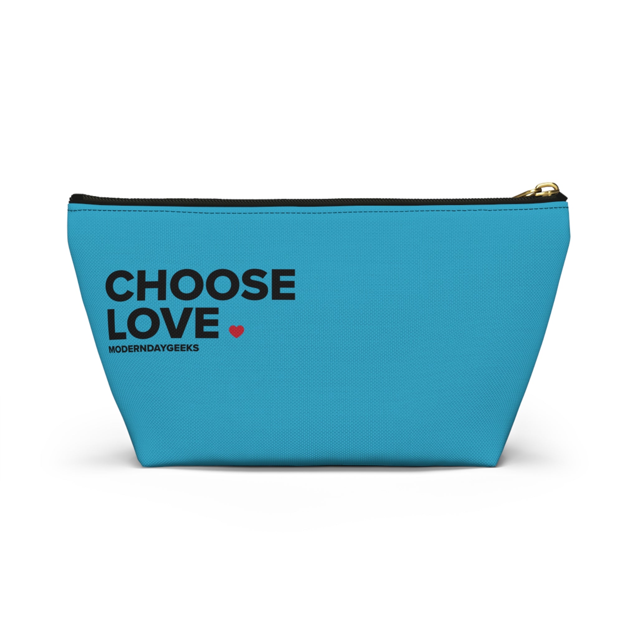 Choose Love & Seek Peace Duo Accessory Pouch w T-bottom