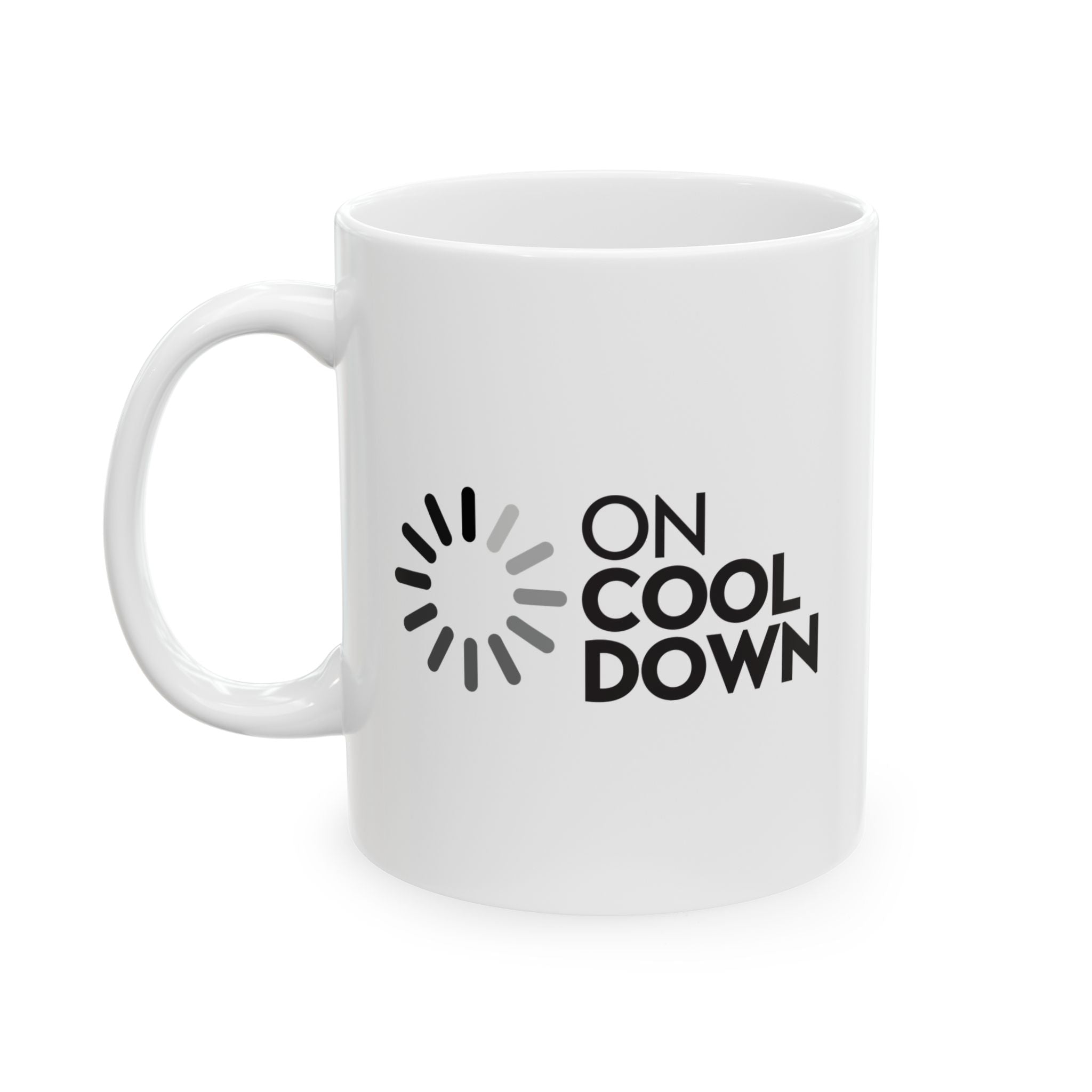 On Cooldown Ceramic Mug, (11oz, 15oz)