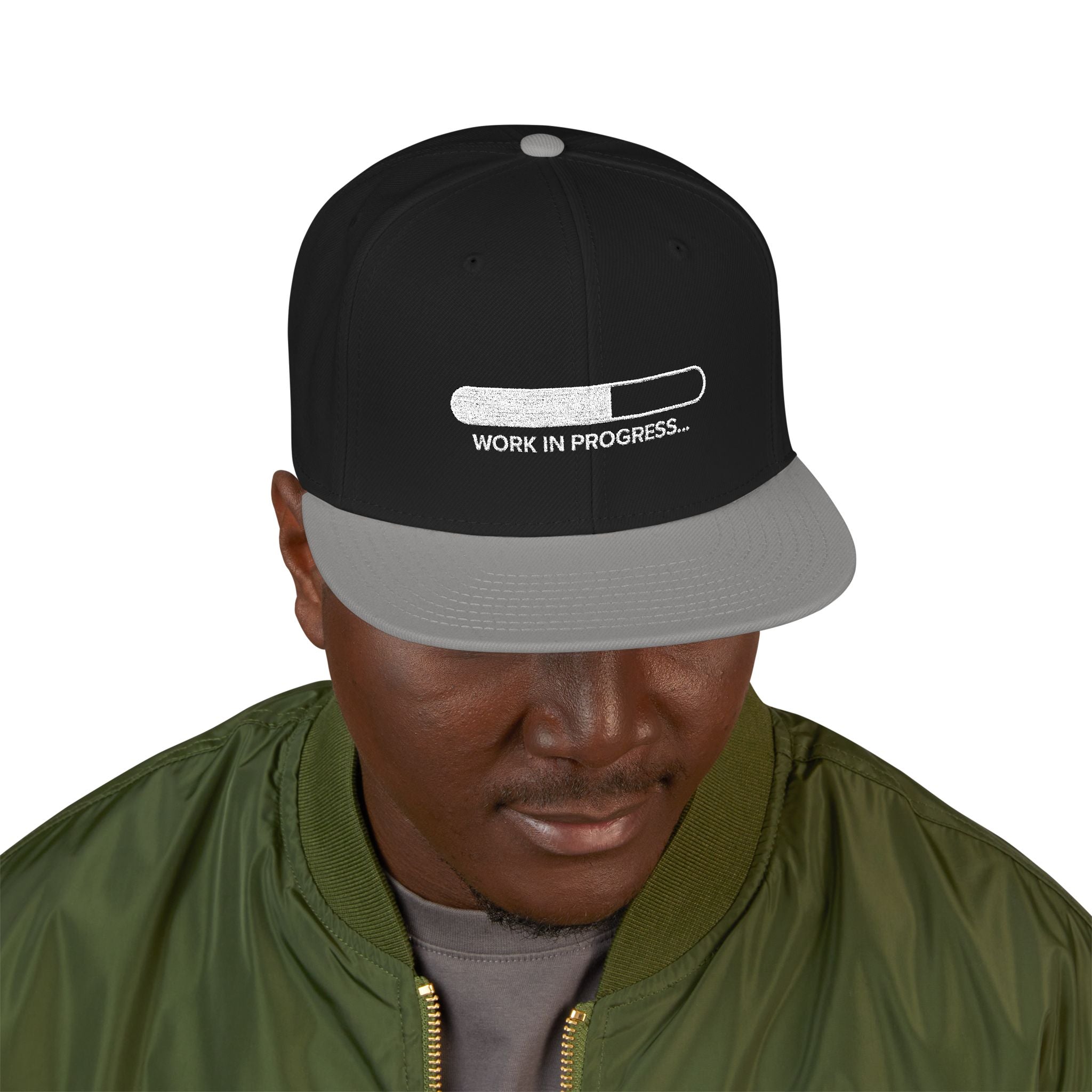 Work in Progress Snapback (Embroidery)