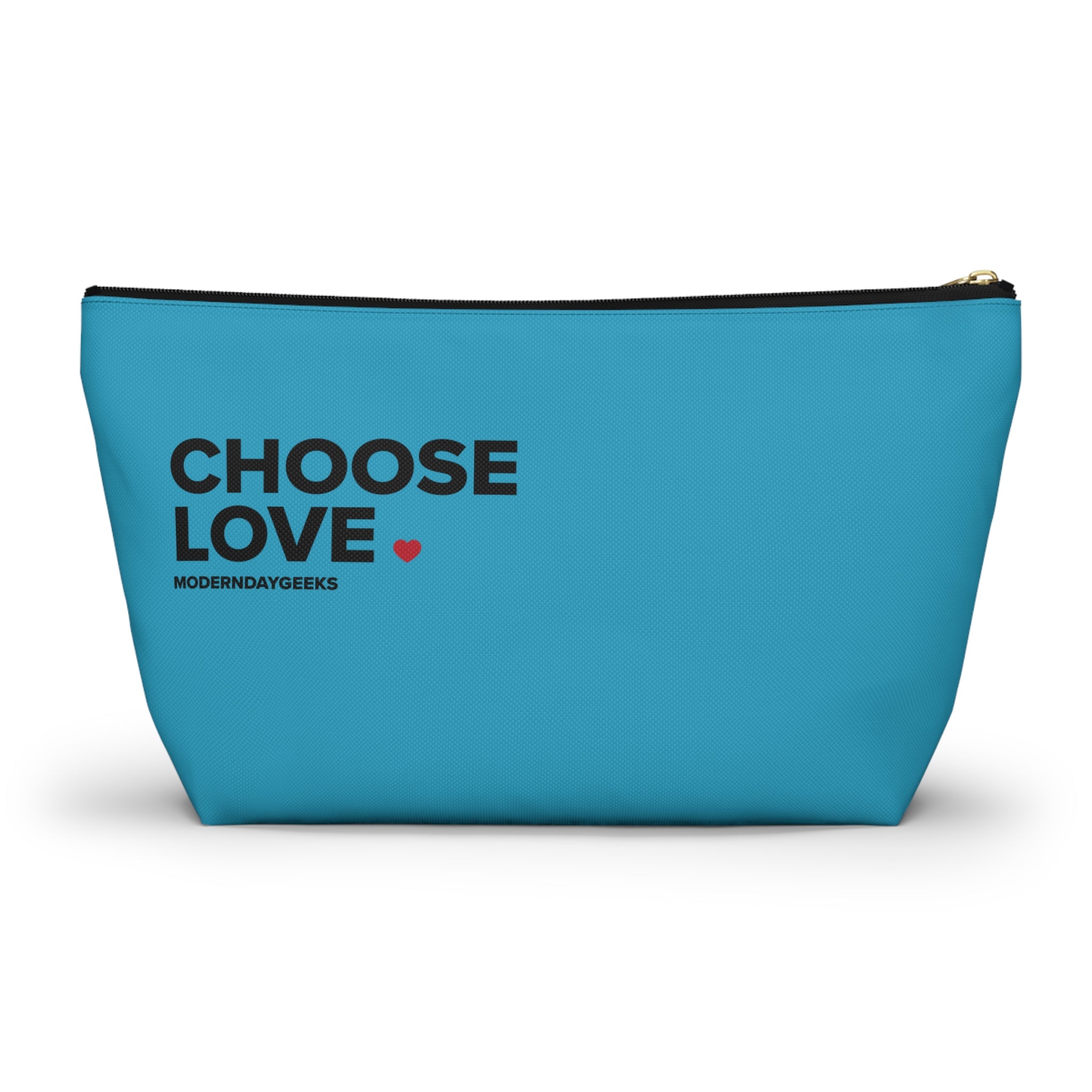 Choose Love & Seek Peace Duo Accessory Pouch w T-bottom