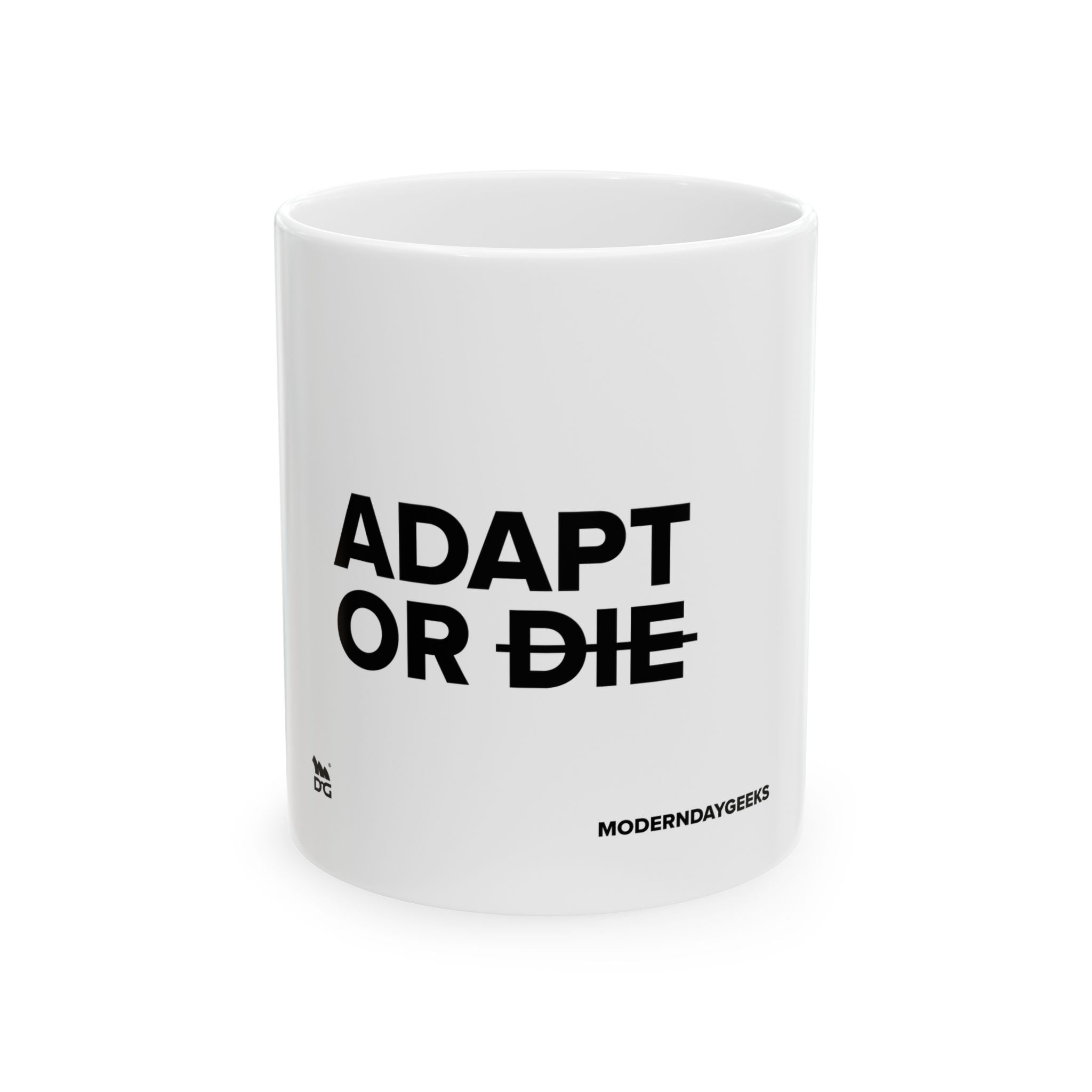 Adapt or d/e Ceramic Mug, (11oz, 15oz)