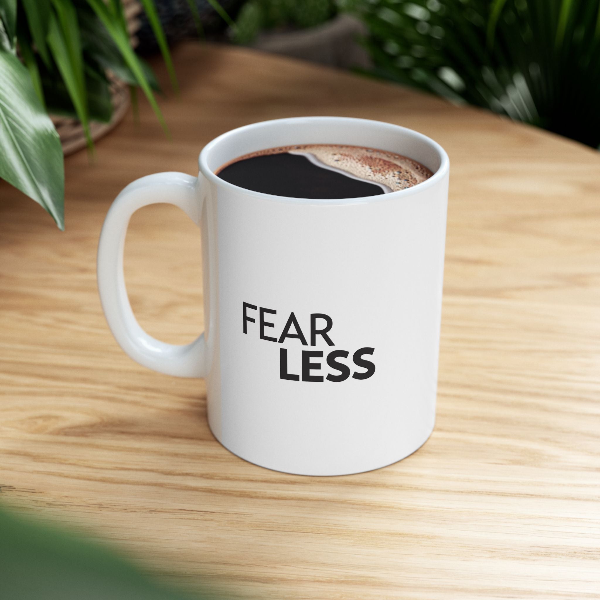 Fear LESS - Ceramic Mug, (11oz, 15oz)