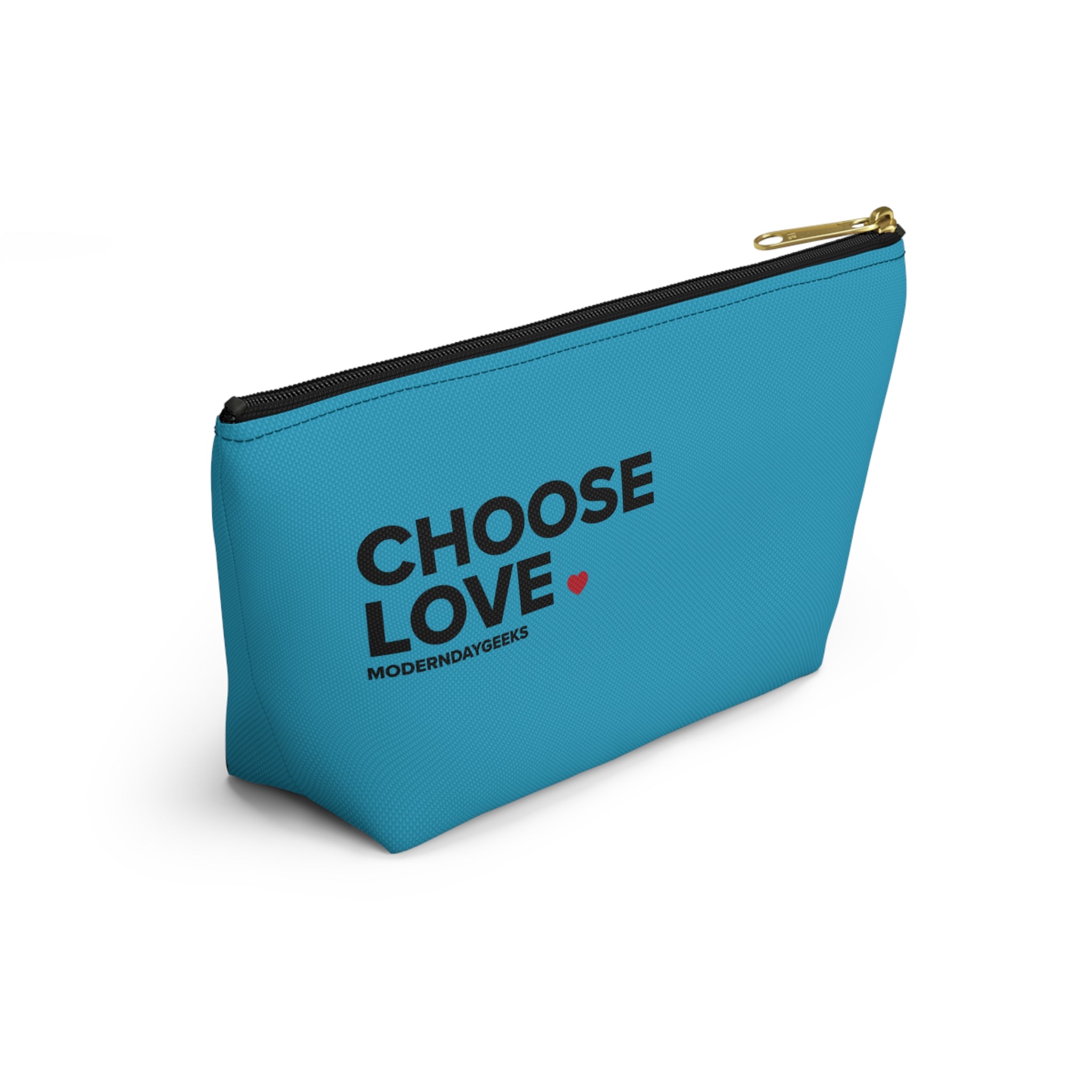 Choose Love & Seek Peace Duo Accessory Pouch w T-bottom