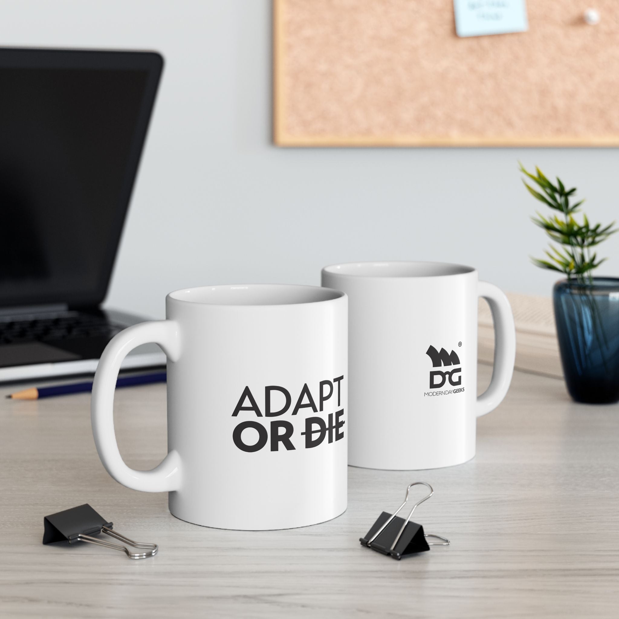 Adapt Or Die - Ceramic Mug, (11oz, 15oz)