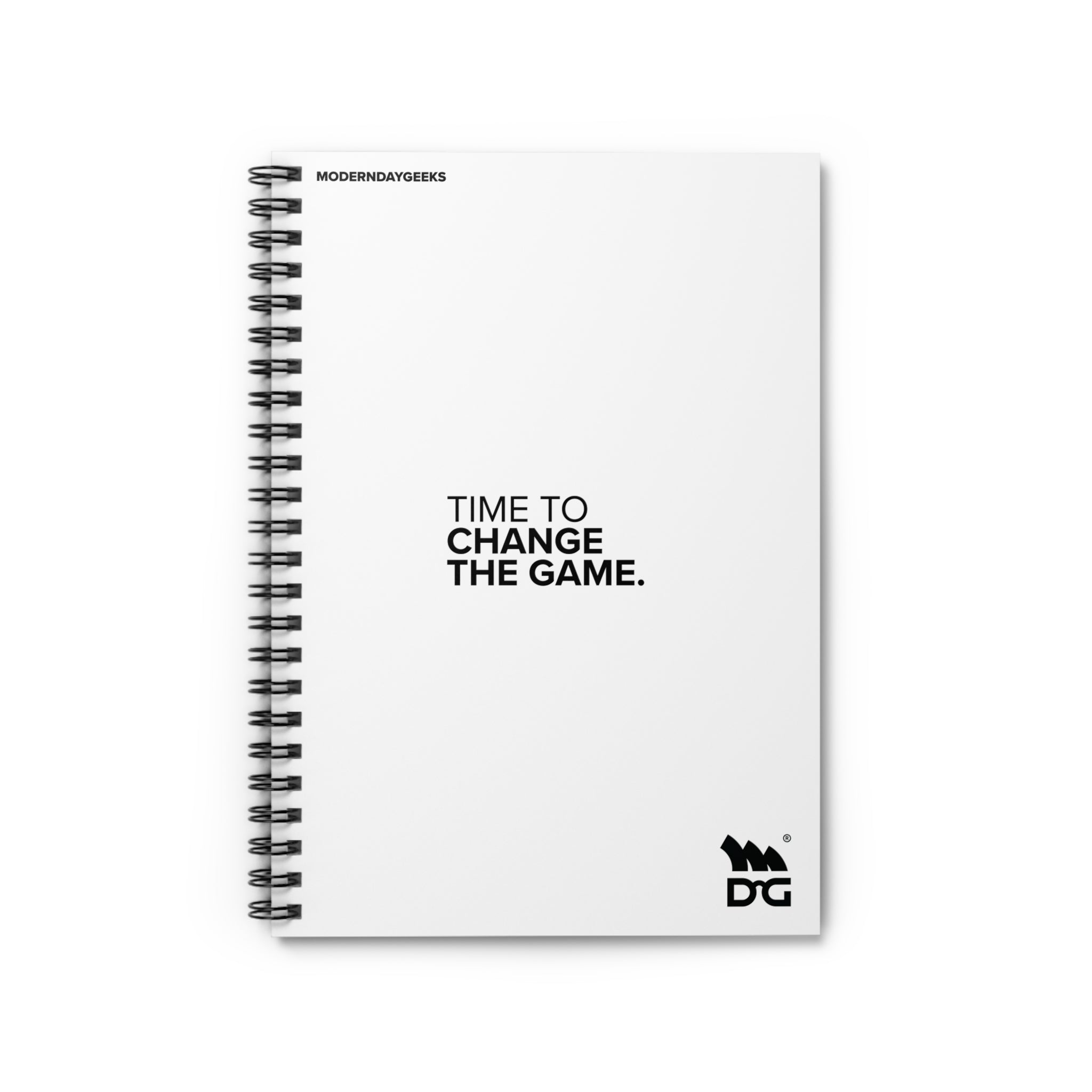 Time to Change the Game Spiral Notebook - Ruled Line