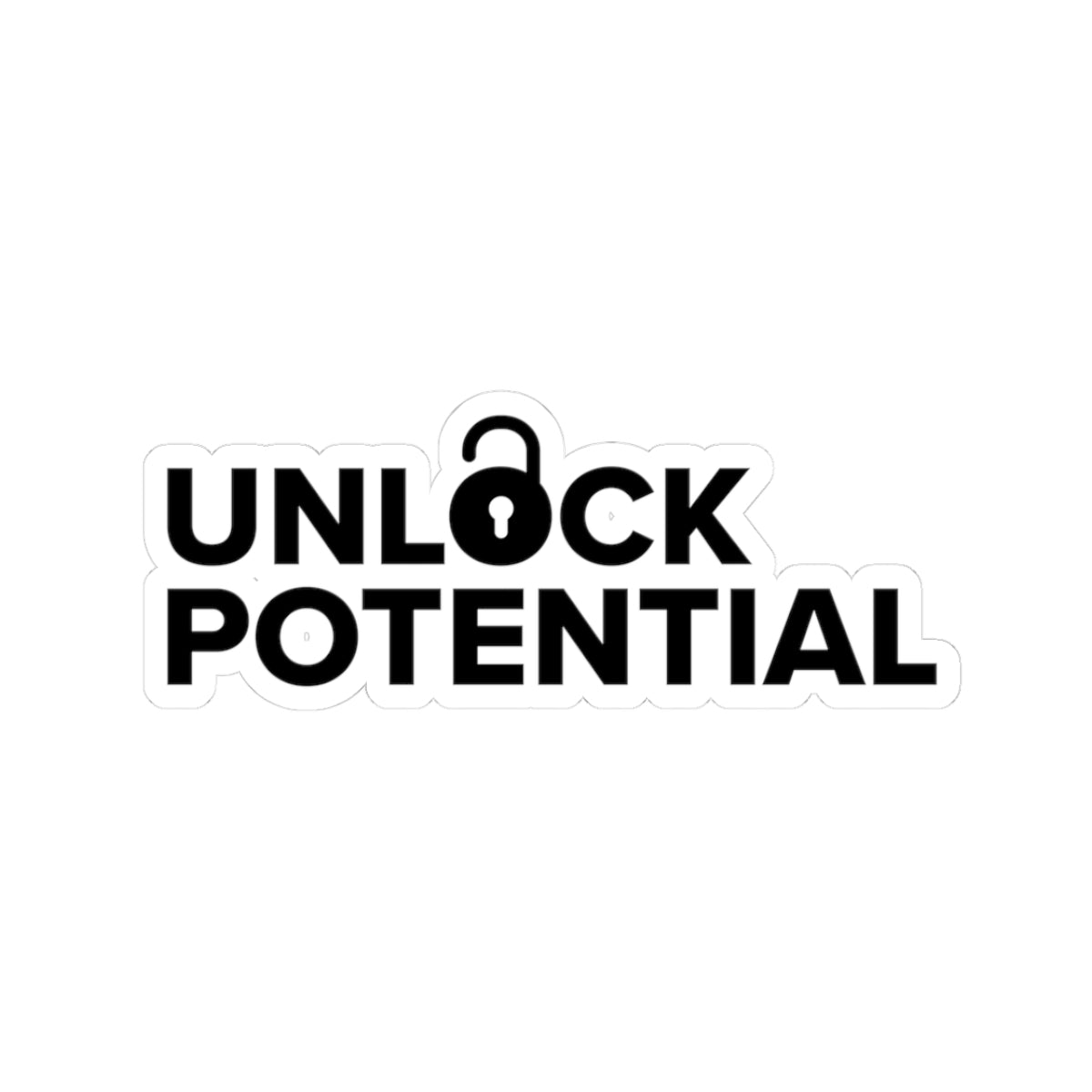 Unlock Potential Kiss-Cut Stickers