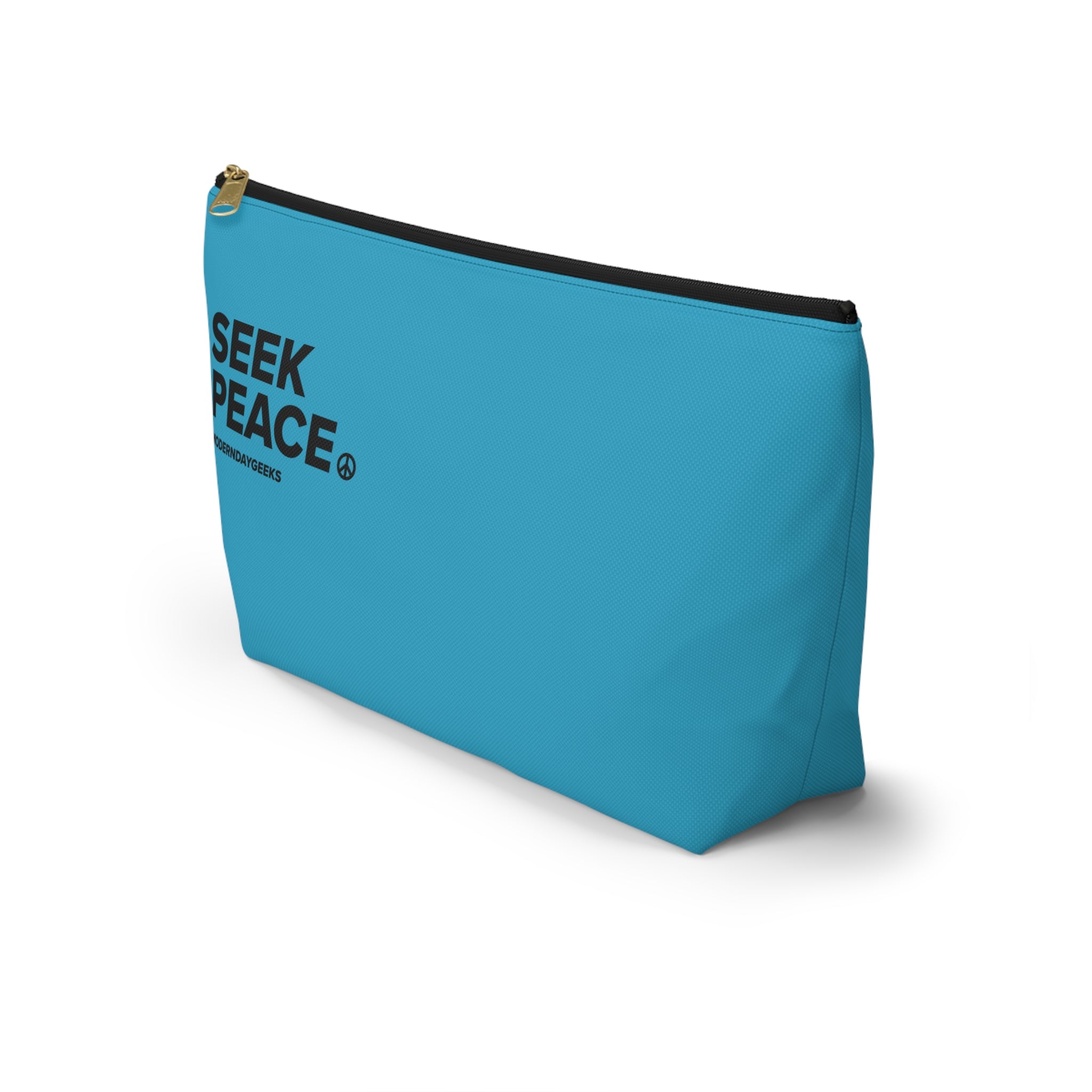 Choose Love & Seek Peace Duo Accessory Pouch w T-bottom