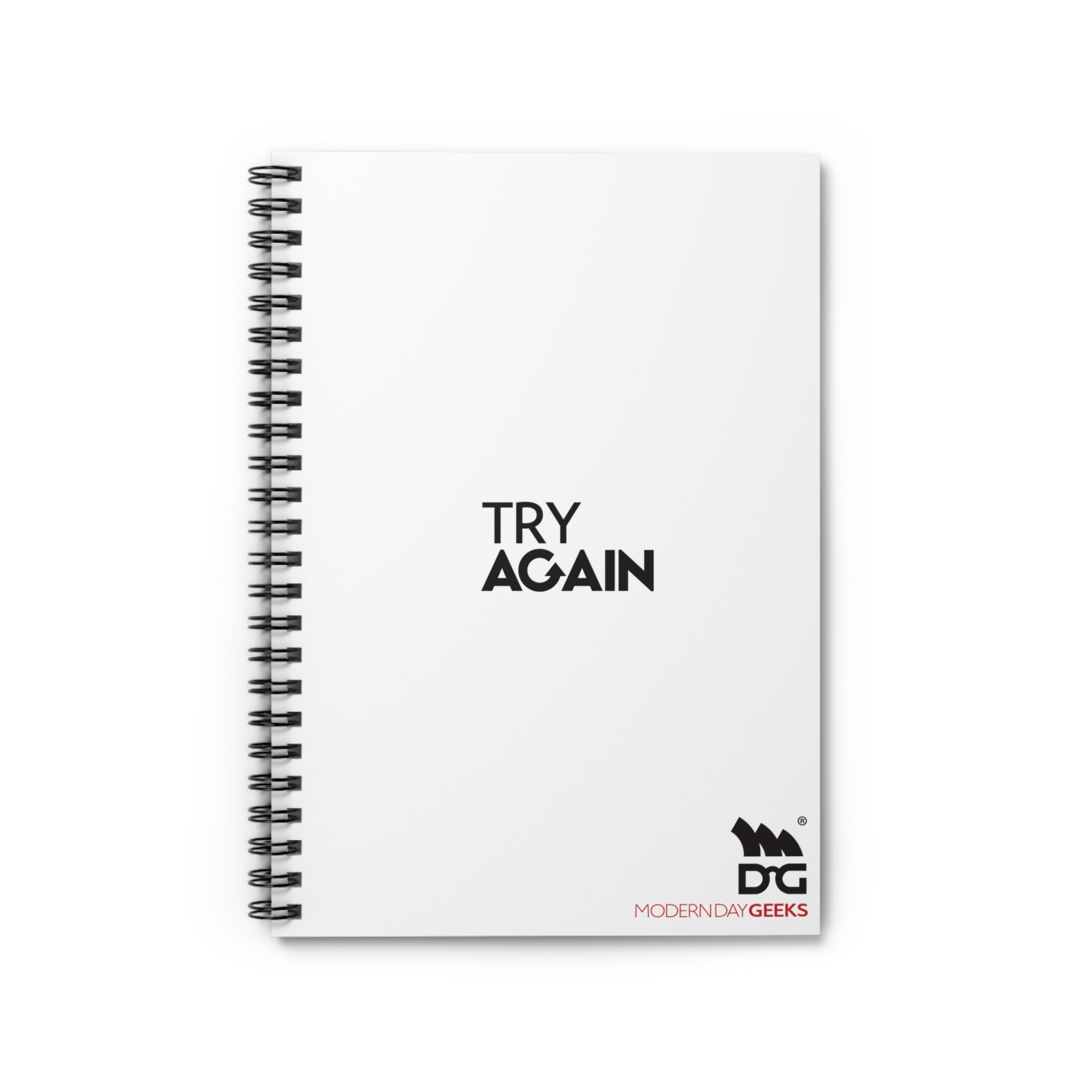 Try Again - Spiral Notebook - Ruled Line