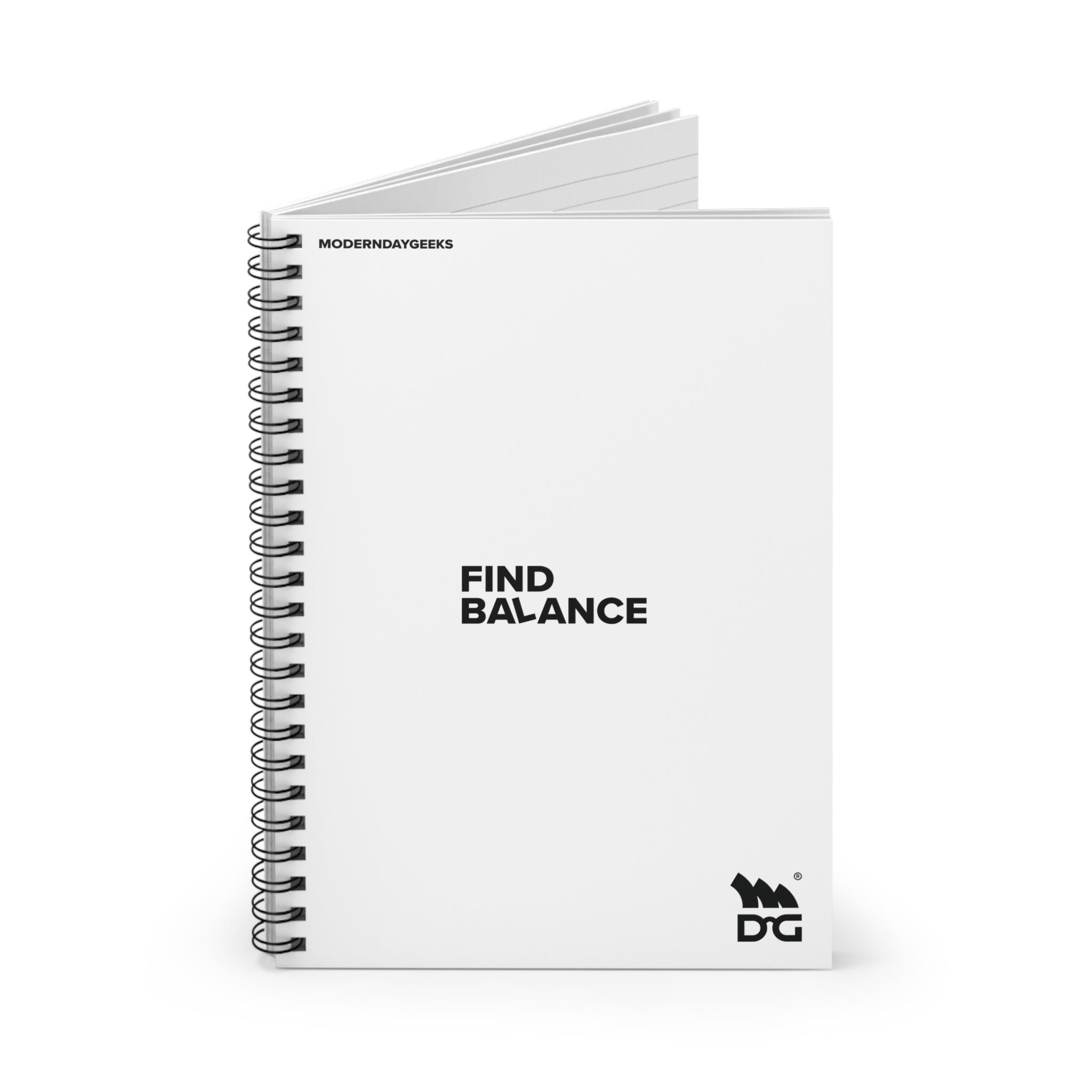 Find Balance Spiral Notebook - Ruled Line
