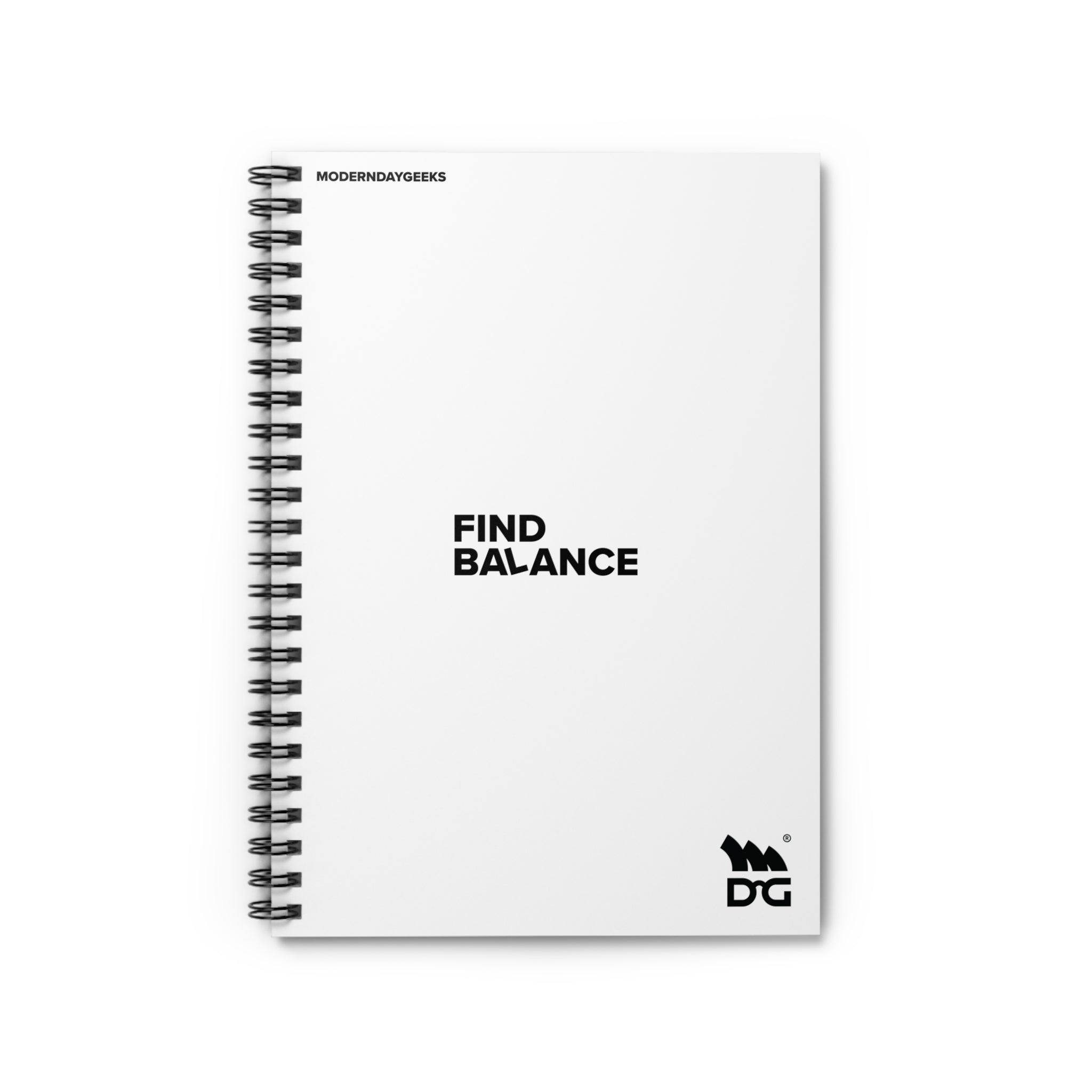 Find Balance Spiral Notebook - Ruled Line