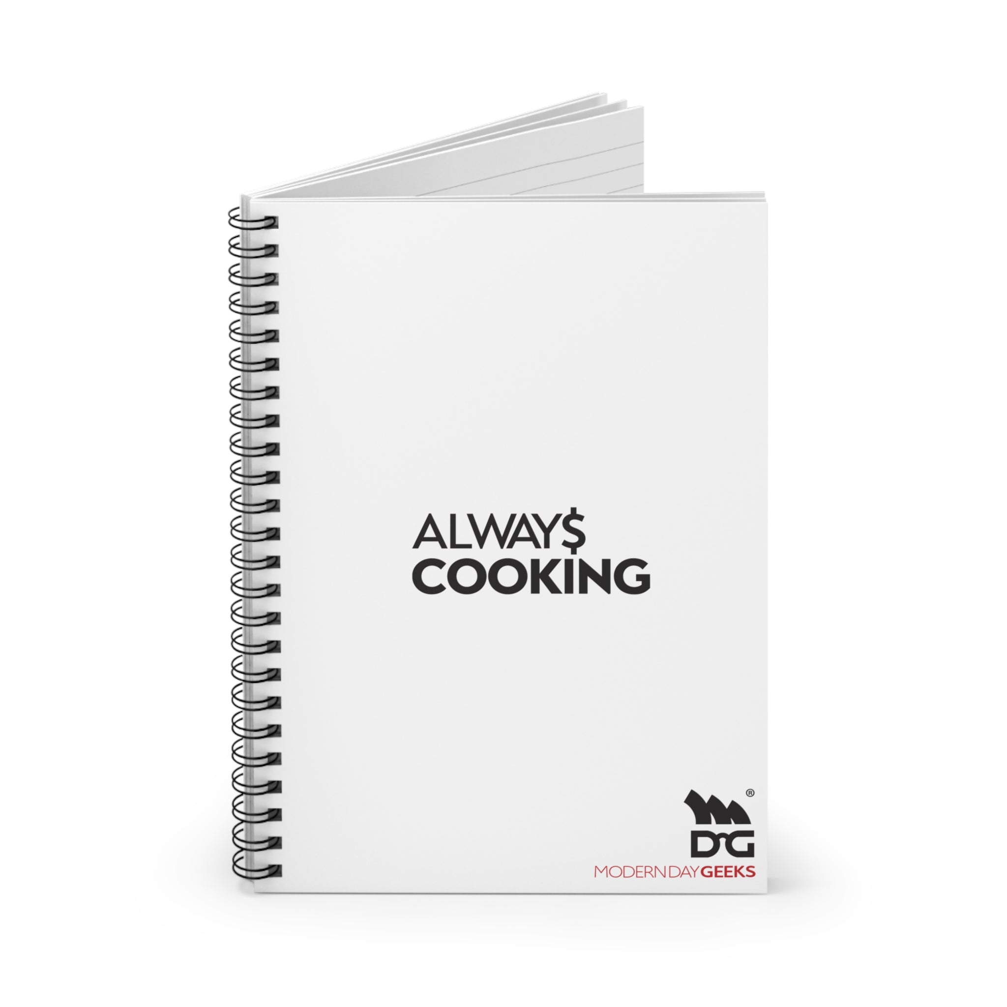 Alway$ Cooking - Spiral Notebook - Ruled Line