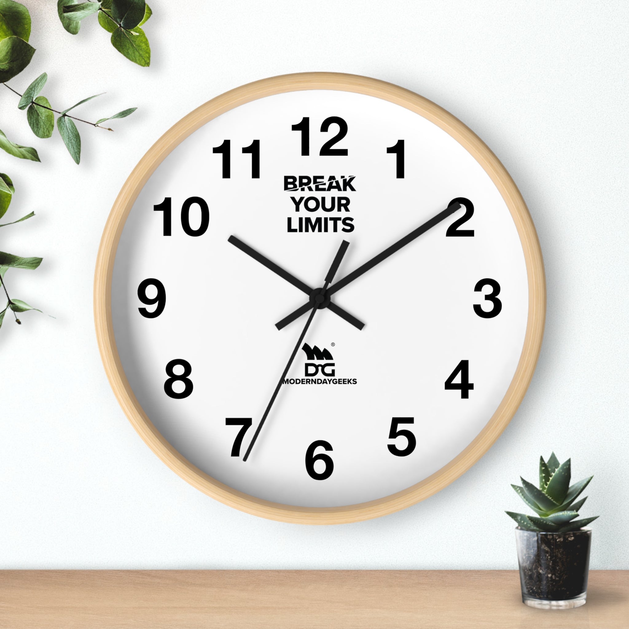 Break Your Limits Wall Clock