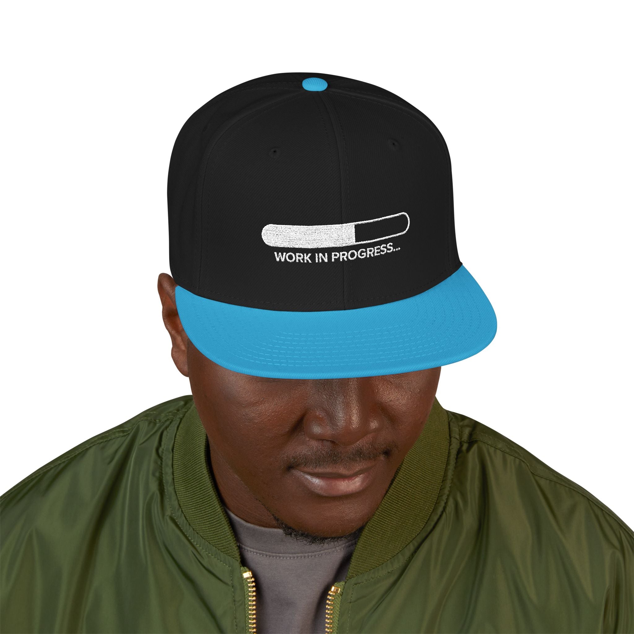 Work in Progress Snapback (Embroidery)