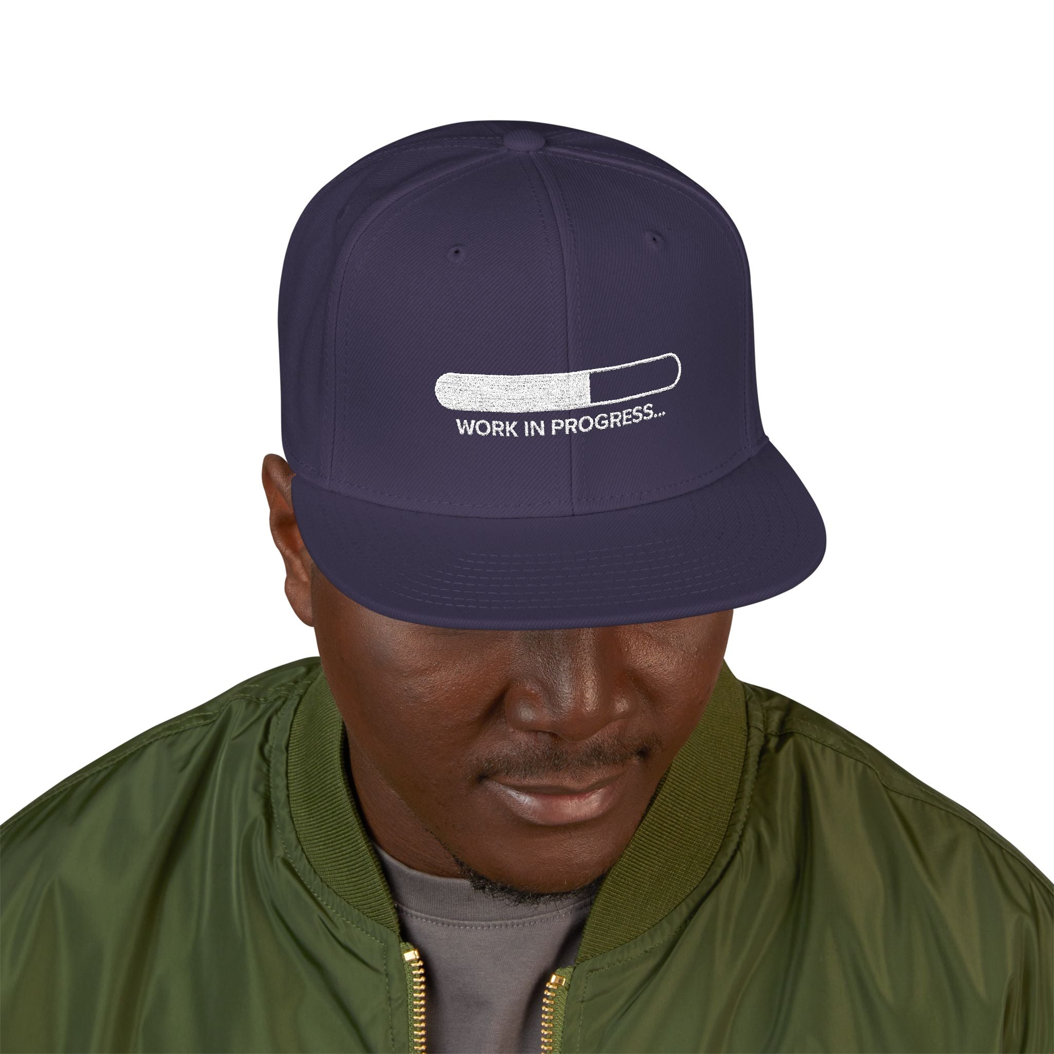 Work in Progress Snapback (Embroidery)