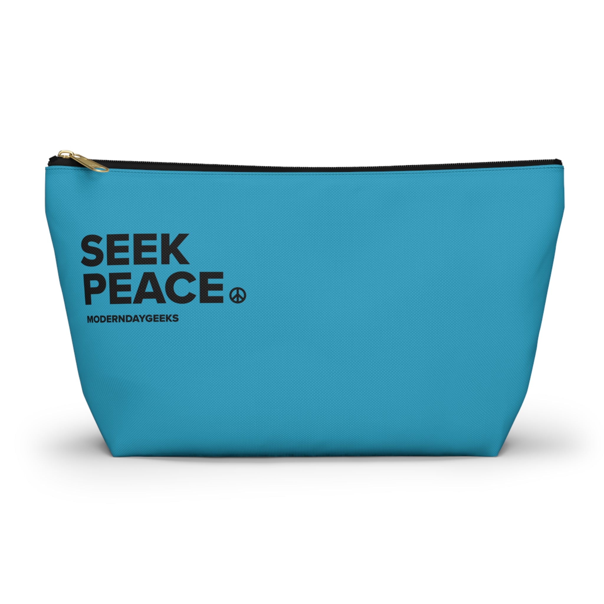 Choose Love & Seek Peace Duo Accessory Pouch w T-bottom