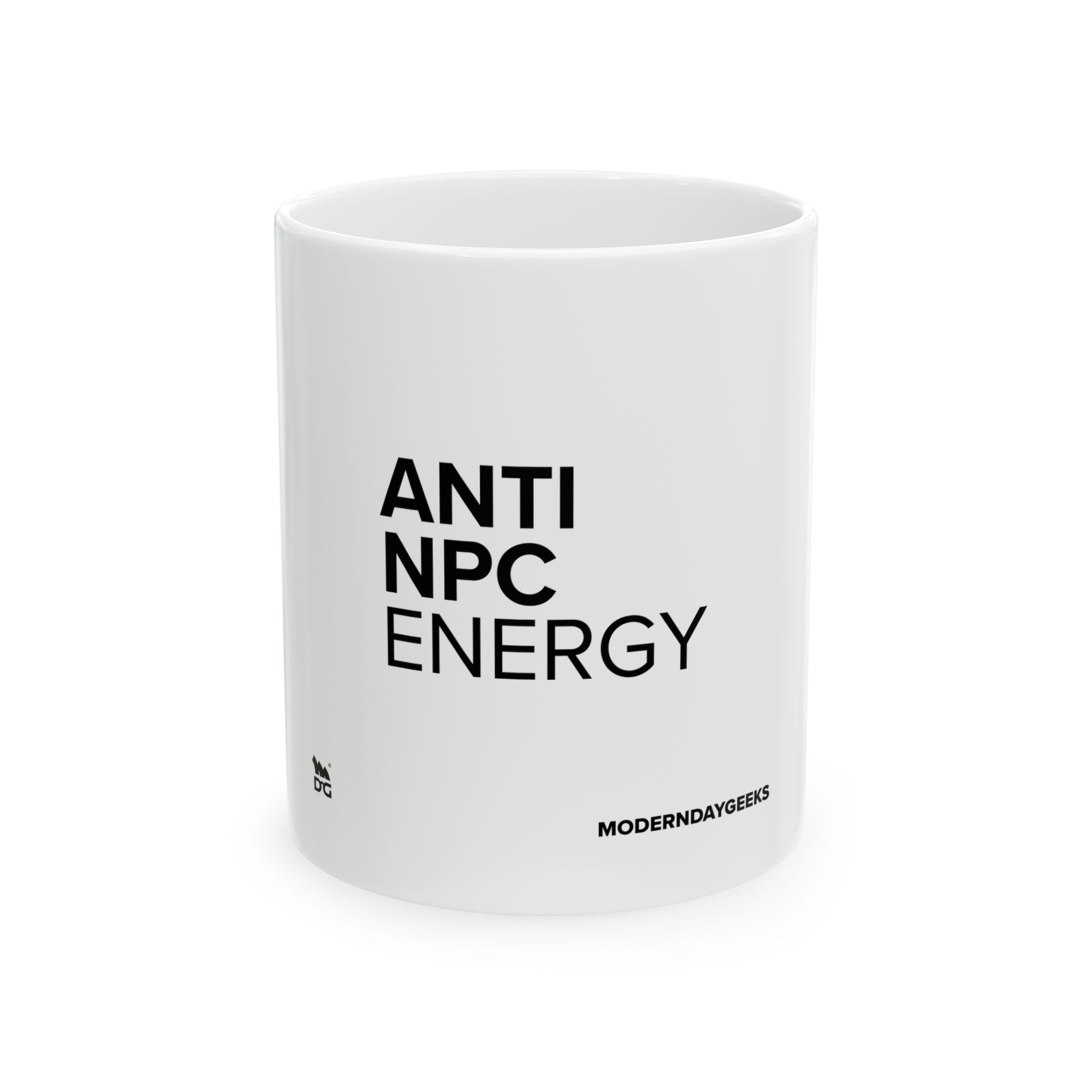 Anti NPC Energy Ceramic Mug, (11oz, 15oz)