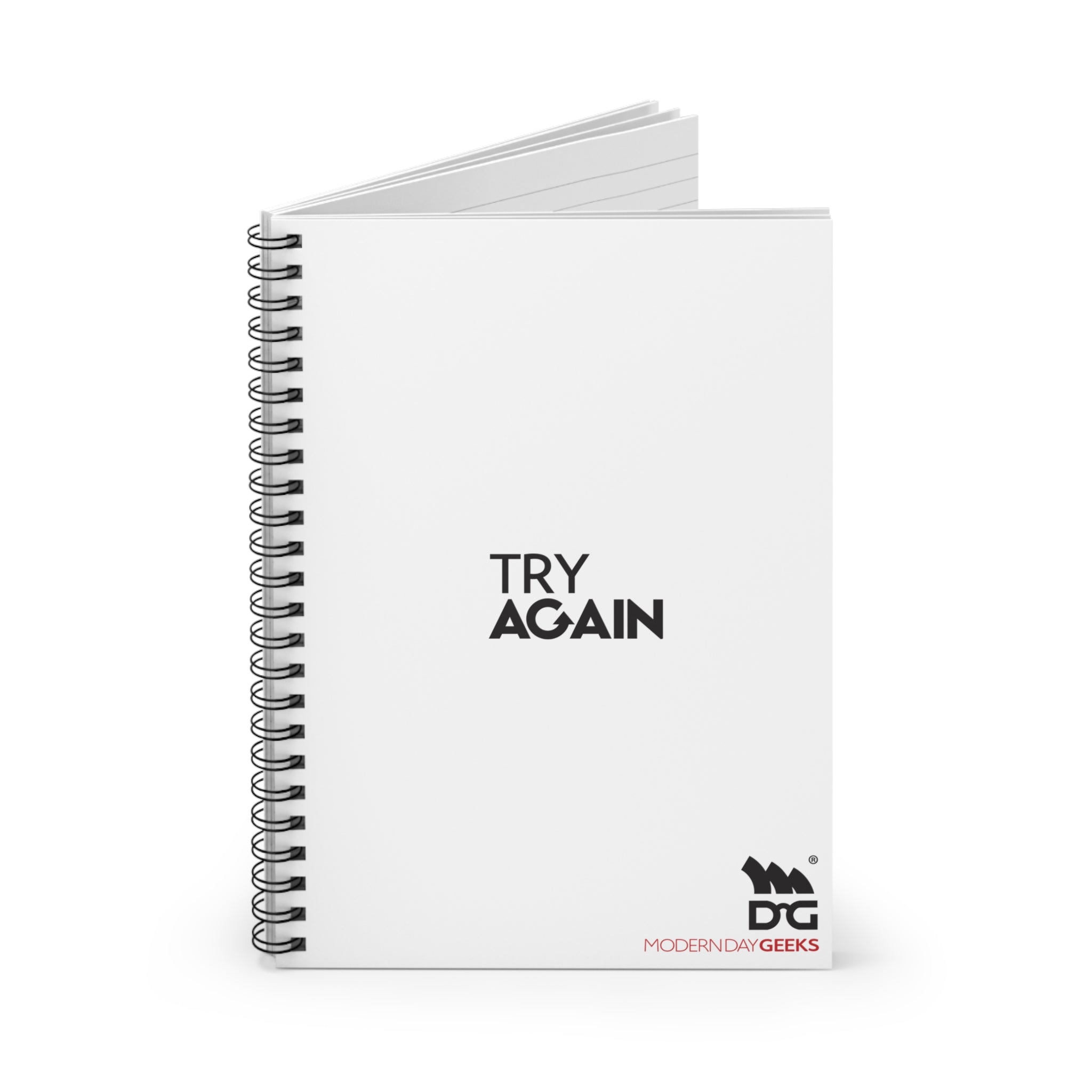 Try Again - Spiral Notebook - Ruled Line