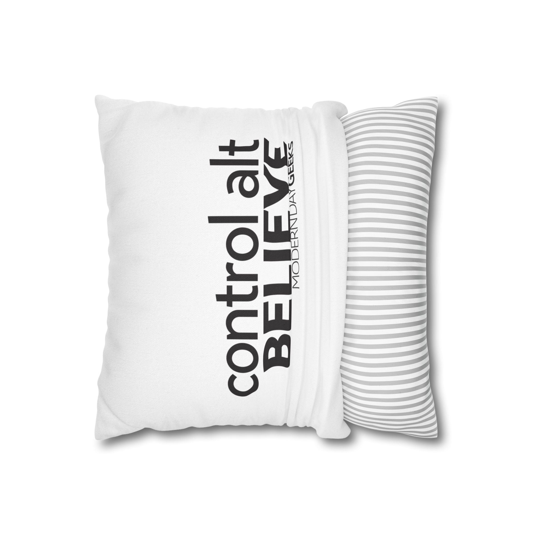 Control Alt Believe - Square Pillowcase 14" x 14"