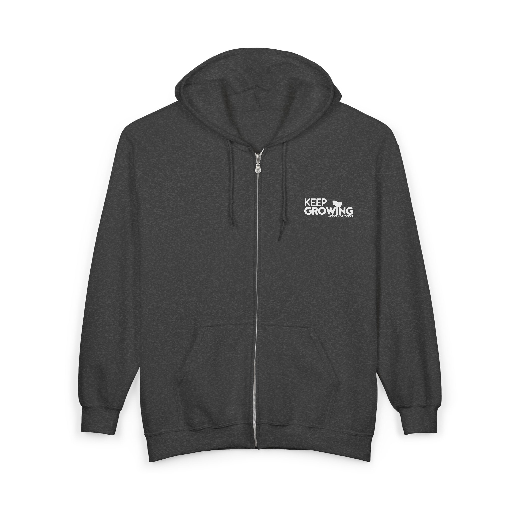 Keep Growing Unisex Heavy Blend™ Full Zip Hooded Sweatshirt